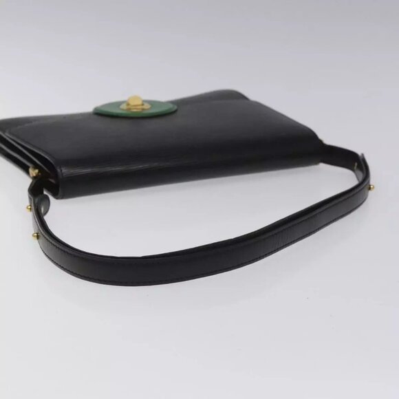LOUIS VUITTON Epi Free Run Shoulder Bag Green Black M52414 LV Auth 115150 - Picture 7 of 16